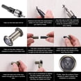 thumbnail image 4 of Unique Bargains 5/8" Door Viewer Peephole Copper Privacy Door Viewer with Drill Bit for Security Home Gold 2Pcs, 4 of 7