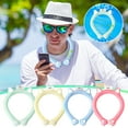 thumbnail image 2 of Luxcidy Neck Cooler Ice Cold Ring, Gel Neck Ring Coolers, Reusable Ice Cooler Wearable Body Cooling Products, Ice Collar for Outdoor Workers, Sports, Relief from Hot Flashes or Fever, 2 of 6