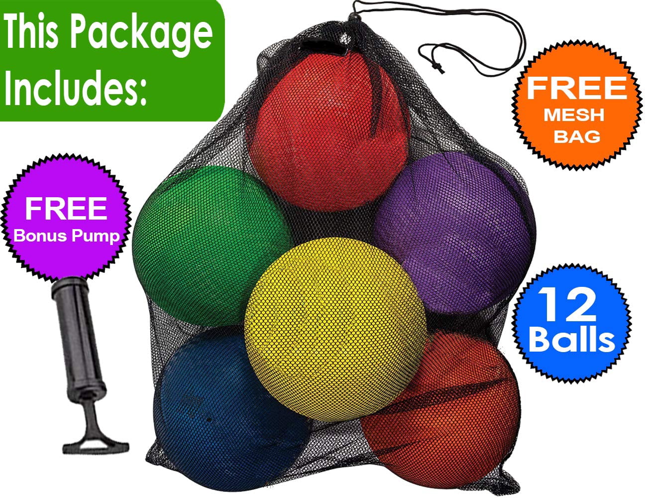 Zugar Land Rainbow Playground Kickballs (9″) Pelotas de playa de goma suave - Yaxa Zugar Land Rainbow Playground Kickballs (9″) Pelotas de playa de goma suave - Yaxa