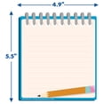 thumbnail image 3 of Cuaderno Eureka para decoración de aula, papel recortado, 36 unidades, 3 of 5