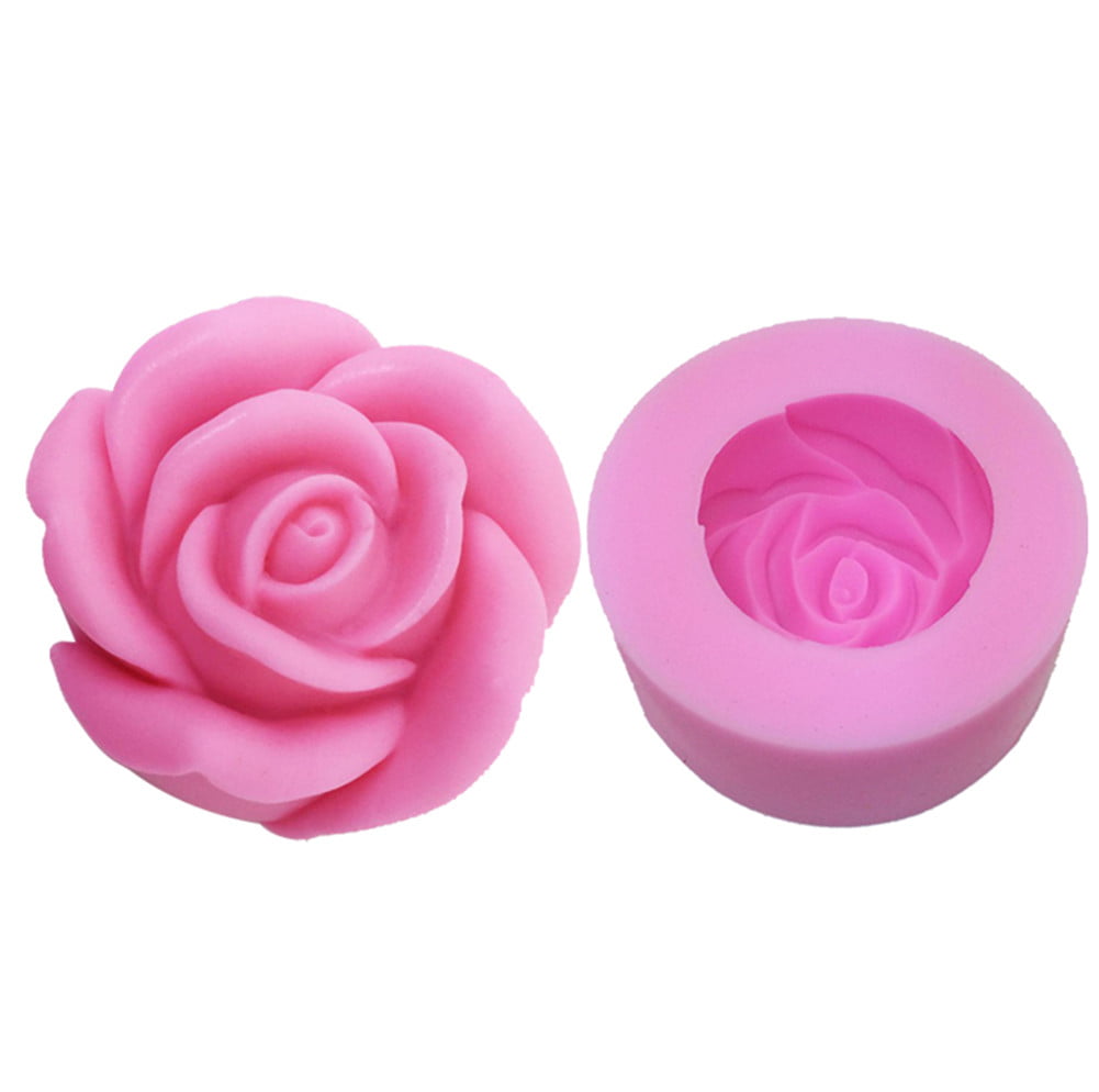 Details about   3D Silicone Chocolate Mold Cake Candy Rose Shape Craft Soap Mold Baking Tools 