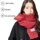 thumbnail image 2 of Bufanda cálida de otoño e invierno, bufanda cálida de color puro para el cuello de invierno, 2 of 5