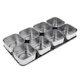 thumbnail image 2 of Caja de Condimentos Cola Acero Inoxidable 6/8 Tarros de Condimento a Granel, 2 of 8