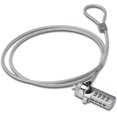 thumbnail image 2 of Candado de combinación portátil de 1,2 m, candado de cable portátil, candado con contraseña de 4 dígitos, para computadora portátil y, 2 of 4