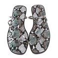 thumbnail image 1 of Vedolay Sandals for Summer Women's Casual Summer Flip Flops Wide Width Beach Roman Sandals,Gray 9, 1 of 5