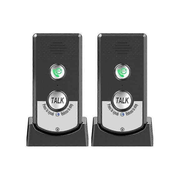 2 Pack Intercoms Wireless for Home Voice Bidirectional Caller Home Ultra Long Distance Portable