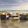 thumbnail image 5 of Convene 4 Piece Set Outdoor Patio with Fire Pit-EEI-3725, 5 of 5