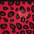 thumbnail image 5 of Valentine's Day Be Mine Lips Pattern Men's Red Boxer Briefs-Small, 5 of 5