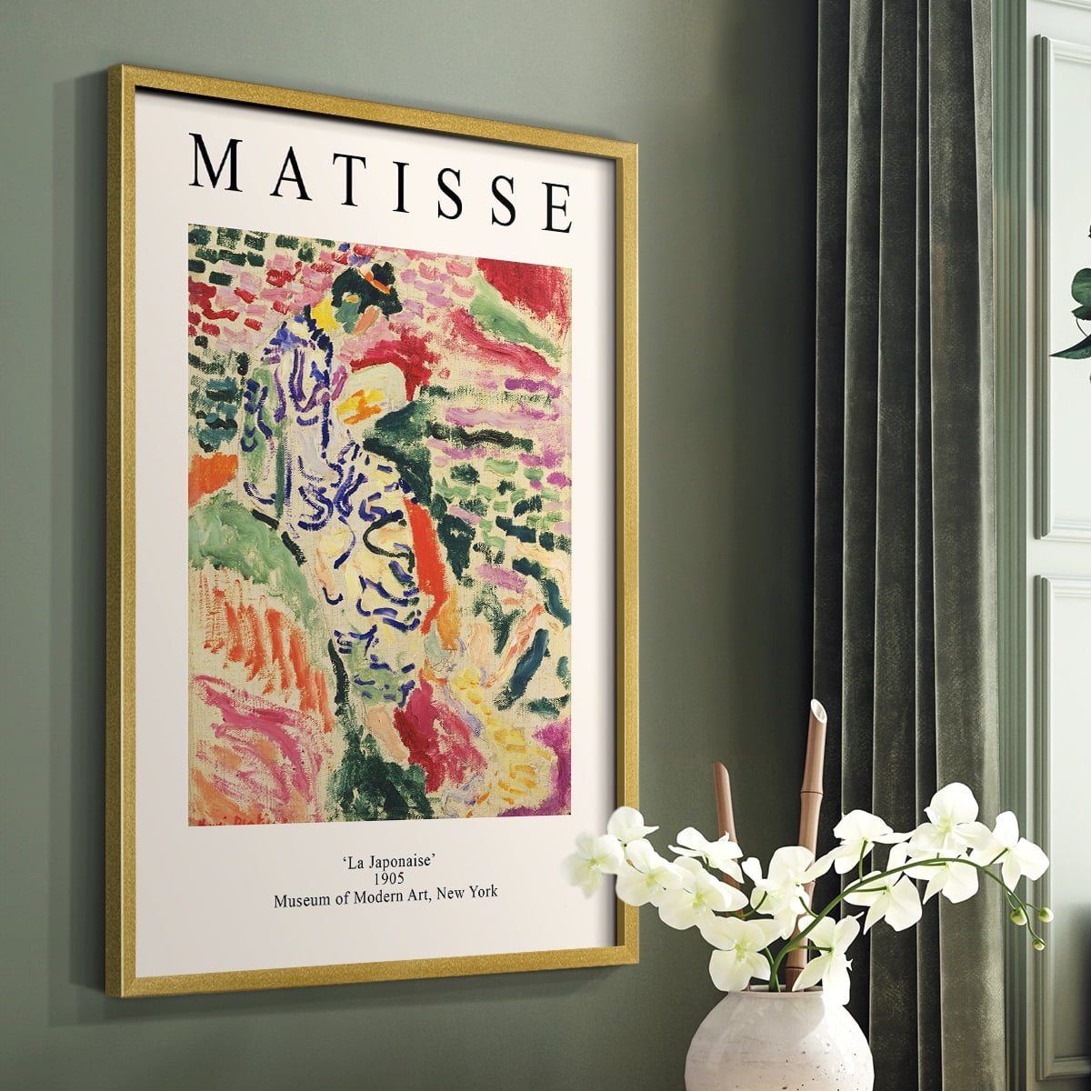 Matisse CCIII in Solid Wood 16 x 20 Framed Print