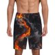 thumbnail image 1 of Balery Molten Lava Abstract Flow Pantalones cortos de pijama de punto de algodón para hombre con cinturilla y bolsillos-Small, 1 of 6