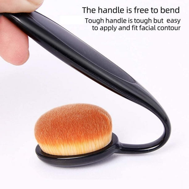 5pcs Ink Blending Brushes Oval Makeup Brush Craft Blender Brush Assortment  for Broad Application