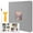 Gray, variant on Photo Album Self Adhesive Scrapbook Album Linen Cover DIY Photo Book with Clear Display Window for Family Travel Wedding Baby, 11"×10.63"