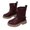 Wine, variant on Girls Ankle Boots with Ankle Strap Buckle, Kids Short Mid-Calf Boot Side Zipper Combat Boots Indoor Outdoor Casual School Shoes Cowgirl Cowboy Western Booties Winter Waterproof Horse Riding Shoes