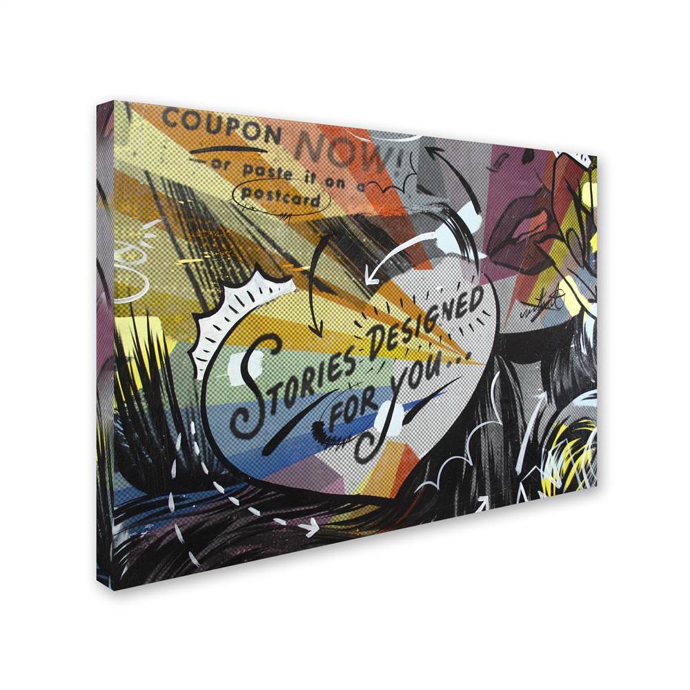 Trademark Fine Art "Coupon Stories" Canvas Art by Dan Monteavaro