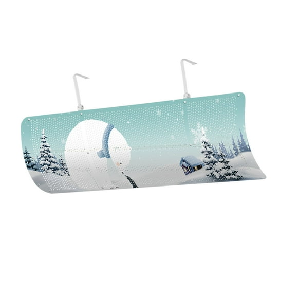 Fiudx Regulador de Pared, Dirección Del Viento Ajustable a 180°, Guía de Viento Anti-Soplo Directo, Fácil Instalación, Accesorio para Aire Acondicionado, Confort En El Hogar, Diseño Multiángulo, Jueg