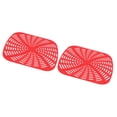 thumbnail image 1 of Silicone Fryer Liner, 2pcs Perfect Fit Fryer Liner Replacement Reusable  For Baking Red,Black,Grey,Blue, 1 of 8