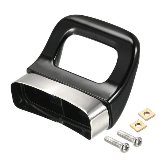 Uxcell Pot Side Handle Replacement Pressure Pan Steamer Sauce Pot Ear Handle Black Silver 2pcs