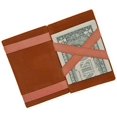 thumbnail image 2 of Moga Men's Fashion Magic Money Clip Genuine Leather Minimalistic Slim Wallet (Tan), 2 of 18