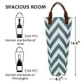 thumbnail image 2 of Tirrinia Polyester Leakproof Insulated Wine Tote Cooler Bag,Wine Carrier,Champagne Carrier Bag,Portable Waterproof Wine Bag, 2 of 7