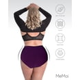 thumbnail image 6 of SlimMe Women's Control Top Shaping Panty by SlimMe - Womens - Female, Small, Blackberry, 6 of 12