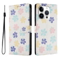 thumbnail image 1 of FOXDOCK Funda Tipo Cartera para iPhone 16 Pro Max con Soporte y Correa – Diseño de Patrones Lindos, 1 of 6
