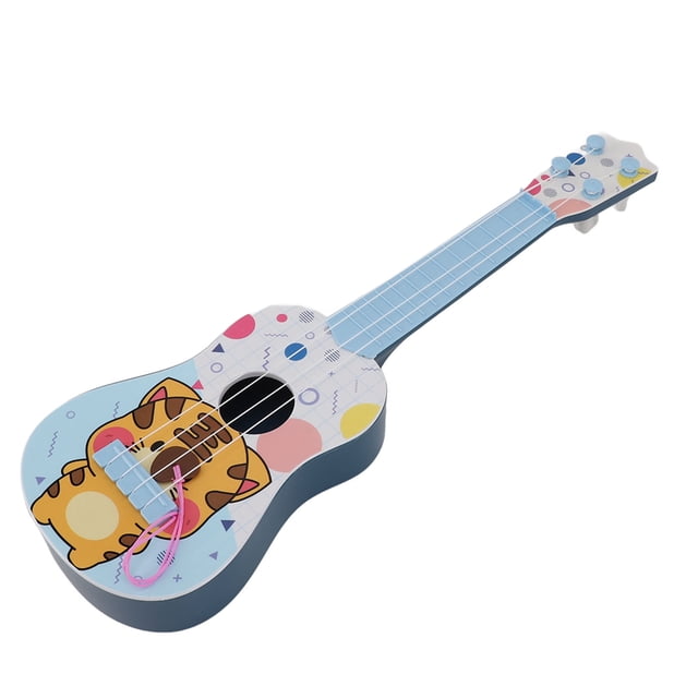 <p>Cartoon Ukulele Instrument Toy Simulation Ukulele Instrument Toy Cartoon 4 Adjustable Strings Portable Musical Ukulele Guitar Toy</p>