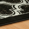 thumbnail image 6 of 8' X 10' Black Geometric Stain Resistant Area Rug, 6 of 8