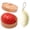 Red, variant on Giant Dumpling Jelly, Dumpling Stress Ornament Set, Jumbo Dumpling Jelly with Steamer Box, Cute Anxiety Relief Fidget, Soft Squeeze Decompression Dough for Adults