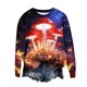 thumbnail image 4 of Xuyuer Women's Long Sleeve Hoodless Printed Casual Warm Sweatshirt, Cozy Pullover for Spring Comfort, Everyday Lounging and Seasonal Graphic Style, 4 of 5