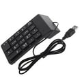 thumbnail image 3 of Teclado Numérico USB 18 Teclas Sunnimix Mini teclado numérico Negro, 3 of 8