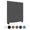 Grey - 1 Pack-35"W x 59"H, variant on Window Blinds White - 1 Pack 35"W x 59"H Cut To Size Temporary Pleated Shades