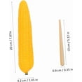 thumbnail image 2 of Maracas Shaker de Légumes pour Garçons et Filles en Forme de Maïs Instrument de Percussion Jouet Musical Bâtons Rythmiques, 2 of 3