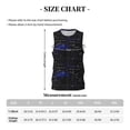 thumbnail image 4 of Rocae Mathematica Science for Men's Basketball Jersey Lightweight and Breathable Athletic Tank Top,Quick-Drying Sports Jersey Large, 4 of 9