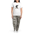 thumbnail image 4 of CafePress - PEACE UP Pajamas - Women's Short Sleeve Print T-Shirt and Pants Light Cotton Pajama Set, 4 of 7
