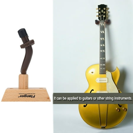 Greensen Durable Wooden Base Guitar Hanger Wall Mount Hook Holder - Wooden Guitar Wall Hangers Greensen Durable Wooden Base Guitar Hanger Wall Mount Hook Holder - Wooden Guitar Wall Hangers