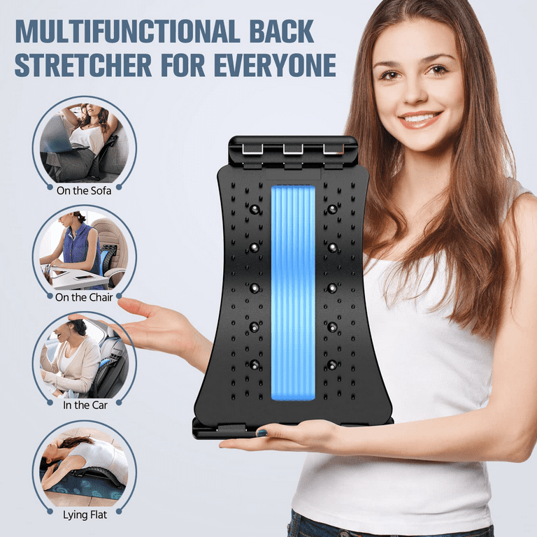 Back Stretcher Cracker Multi Level Pain Relief Device for Herniated Disc Sciatica Scoliosis Walmart