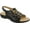 Black, variant on Women's SAS Mystic Adjustable Slingback Sandal Web Linen 10 N