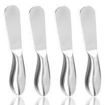 4 Pcs Cheese Knife Set, Stainless Steel Butter Knife Spreaders - Kitchen Gadgets for Cheese, Butter, Jams, Spreads & Sandwiches