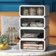 thumbnail image 2 of Stackable Plastic Organizer Box for Desktop, Office Storage, 2 of 5