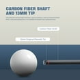 thumbnail image 5 of KONLLEN Carbon Fiber Break Cue Pool Stick 147cm Powerful and Precise Break Shaft Pool Stick with 13.0mm Tips, 5 of 9