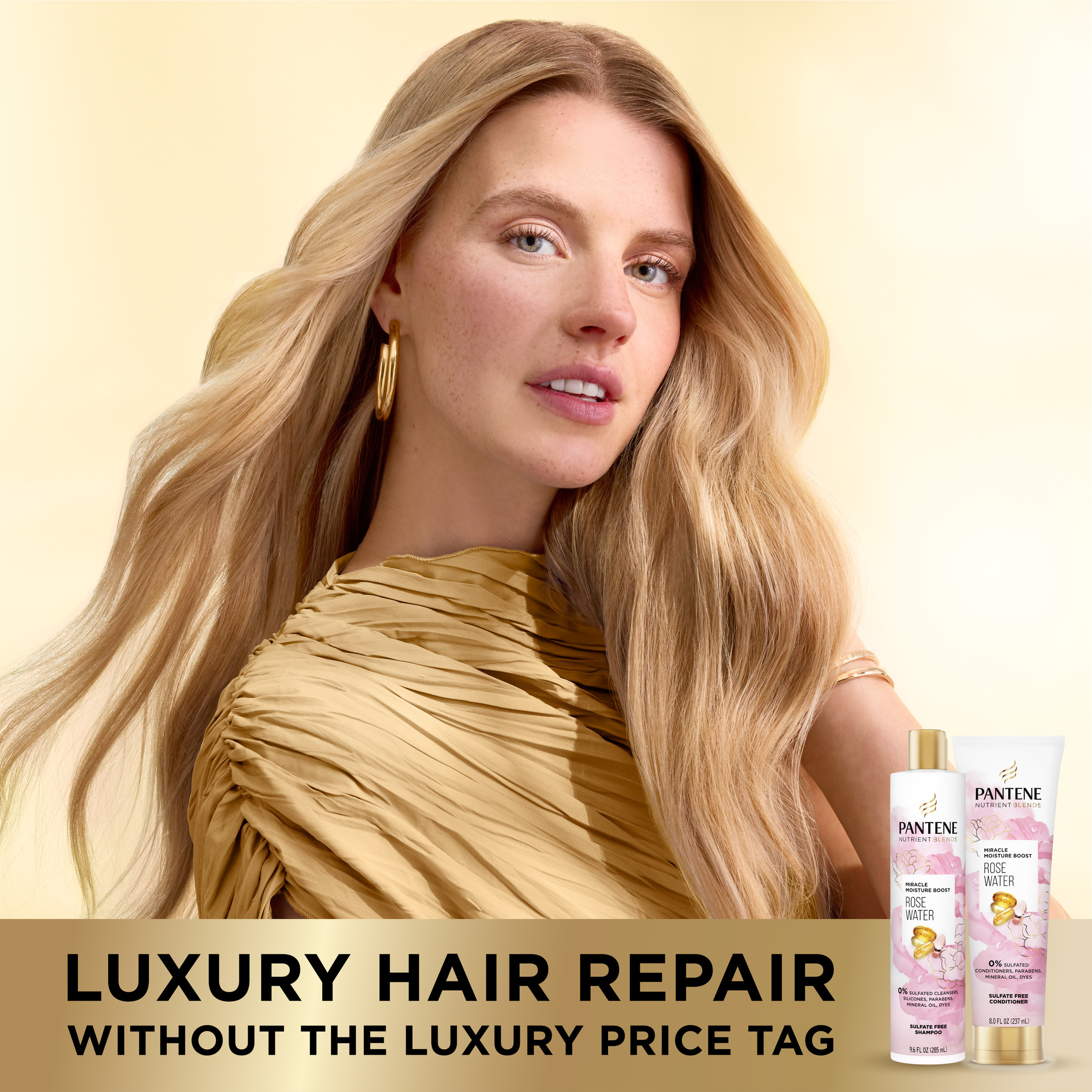 Pantene Nutrient Blends Rose Water Shampoo & Conditioner Set photo 5