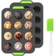 thumbnail image 1 of Moldes para muffins, moldes de silicona reutilizables para hornear, 12 moldes antiadherentes para cupcakes, 1 of 5