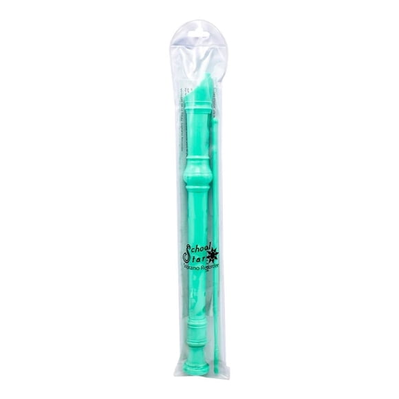 Flauta Soprano School Star Verde