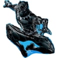thumbnail image 2 of Black Panther Balloon Bouquet (5 Pieces) - Party Supplies Decoration, 2 of 6