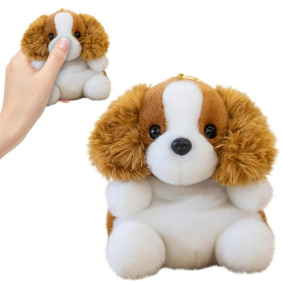 【New Arrivals】Adorable Lady Spaniel Stuffed Animal Pocket Sized Play Collectable Fun Brown 5.9 Inches A Portable Friend That In The Of Your Hands, Palm Pals,Palm Pals Stuffed Animals, K, By Shiogb