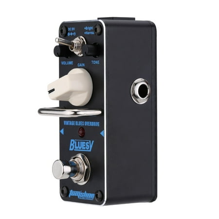 AROMA ABY-3 Bluesy Vintage Blues Overdrive Mini Single Electric Guitar Effect Pedal with True