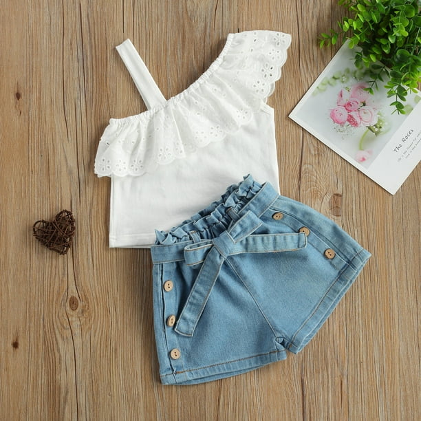 Little girl sale jean shorts