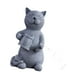 thumbnail image 3 of Estatua de jardín solar shamjiam figura luminosa gato 15 cm x 16 cm x 26 cm, 3 of 8