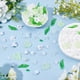 thumbnail image 4 of Kit de 460 piezas de cuentas acrílicas con forma de flor y hoja (7 estilos de flores y 3 estilos de hojas transparentes), incluye cuentas espaciadoras y cuentas de campana acrílicas., 4 of 7