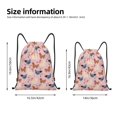 thumbnail image 2 of Xecao Funny Chicken Pattern Sports Drawstring Backpack - String Swim Gym Bag with Wet Proof Pocket for Women&Men-Small, 2 of 6